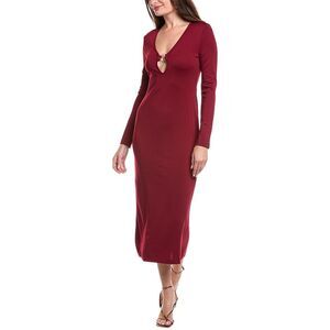 Ipponelli Womens  Midi Dress, Red